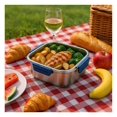 thumbnail image 3 of 4 PC 1800ML/61oz Extra-Large Stainless Steel Food Storage Containers with Lids & handle– Airtight & Leak -Microwave/Oven/Freezer Safe - BPA Free - Ideal for Meal Prep, Kimchi,Storing Leftover & Lunch, 3 of 6