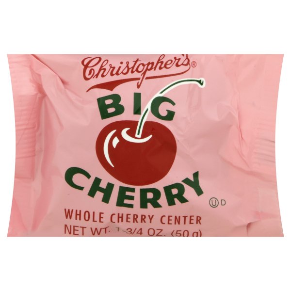 Christophers Big Cherry Candy Bar, (Pack of 24)