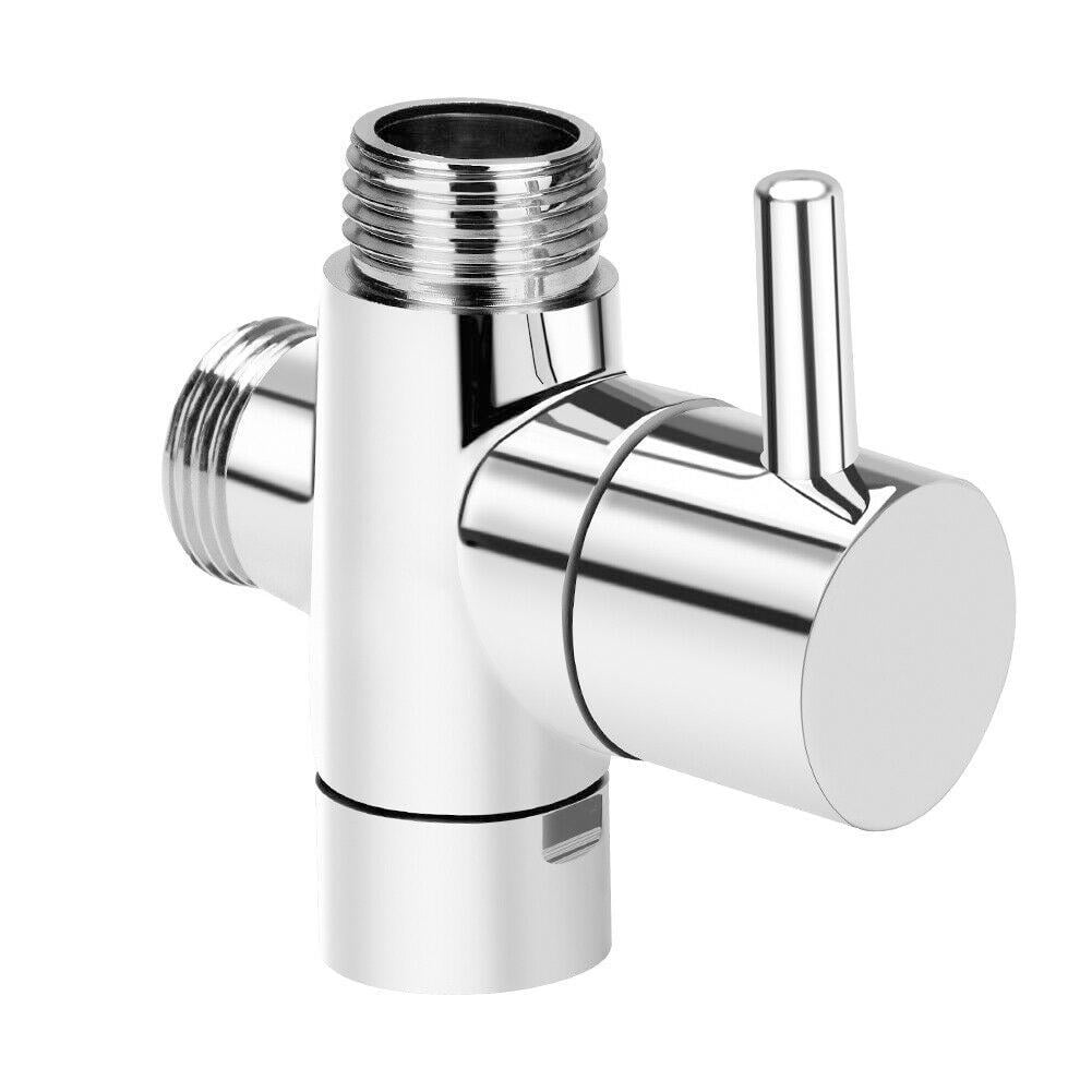 G1/2" Brass Toilet Bidet Bath Shower Head Diverter 3 Way T-Adapter Water Valve 