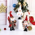thumbnail image 3 of Clearance 8" Inch Standing Woodland Santa Claus Christmas Figurine Figure Decoration, 3 of 7