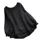 thumbnail image 1 of Blusa de manga larga de color sólido a la moda para mujer Cuello redondo Lado de hongo Tops casuales Fridja  bvmnju375, 1 of 8