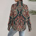 thumbnail image 5 of Karight Womens Button Down Shirt Long Sleeve Blouse, 5 of 7