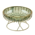 thumbnail image 3 of Cesta de alambre de metal para frutas, frutero de gran capacidad, recipiente para servir aperitivos y verduras. Verde L, 3 of 7