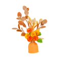 thumbnail image 4 of Artificial Flower in Pot Valentines Day Decor for Office Kitchen Dining Room Orange, 4 of 8