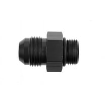 -10 AN Male to -10 O-Ring Port Adapter (high flow radius ORB) - Black