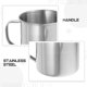 thumbnail image 3 of unbranded 4Ud De Inoxidable Con Asa Para Bebidas Camping Hiking Picnic Resistentes Y Portátiles, 3 of 8