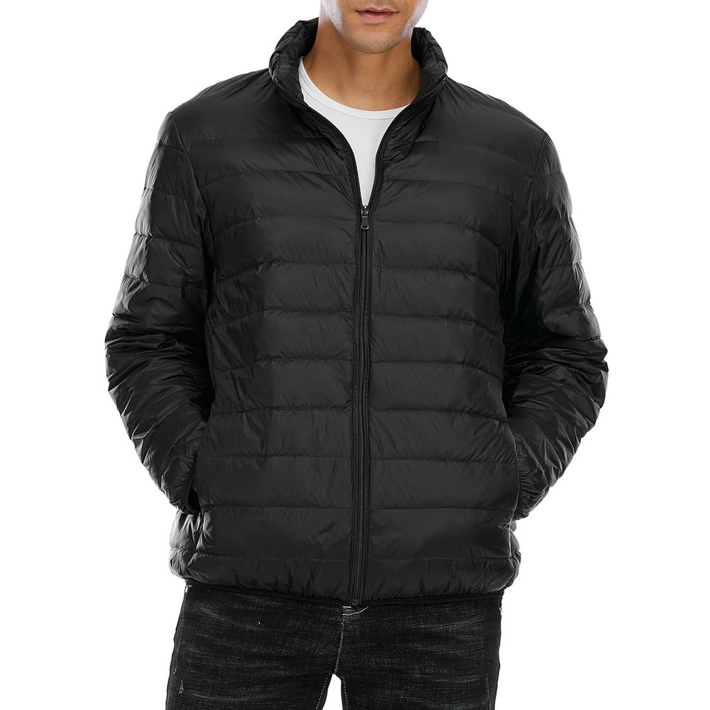 Lelinta Mens Packable Down Jacket Winter Warm Jacket Lightweight