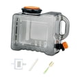 thumbnail image 1 of Portador de almacenamiento de agua de contenedor de agua con tanque de agua del grifo sin dispensador de bebidas de fuga para conducir emergencia de 8l, 1 of 8