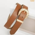 thumbnail image 4 of WHIPPY Leather Belt for Women Brown Ladies Leather Belts for Jeans Dresses, 4 of 7