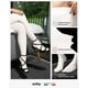 thumbnail image 4 of Mallas Sofsy 40 Den, opacas, blancas puras, cintura alta, talla grande, 4 of 6
