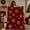 Red, variant on Cififendec Christmas Fleece Throw Blanket, Snowflake Burgundy Printed Soft Warm Blanket for Bedside and Xmas Reading Spot, 59.05"×39.37"