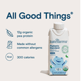 thumbnail image 4 of Kate Farms Organic Pediatric 1.2 Sole-Sourced Nutrition Shake, Vanilla, 12g Protein, 27 Vitamins and Minerals, 8.45 oz (12 Pack), 4 of 6