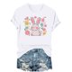 thumbnail image 3 of TaTaai Short Sleeve T Shirt for Women Easter Print Round Neck Casual Loose Fit Soft Stretchy Tee Cute Fashion Top for Spring Holiday Party Daily Casual Wear Gift, 3 of 6