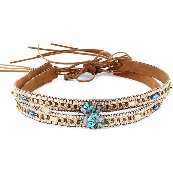 Hand Made Hat Bands for Cowboy Hats, Classical Hat Belt for Cowboy Fedora Panama for Men Women