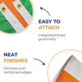 thumbnail image 4 of Bandera AZ FLAG Ireland, 250 x 150 cm, poliéster 100D, con ojales, 4 of 6