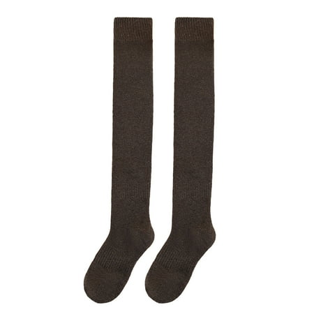

Jophufed Christmas Stockings Christmas Clearance deals Women Gifts Solid Knee-high Socks Casual Winter Warm Cotton Socks Knit Soft Lengthened Socks on Clearance