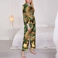 thumbnail image 3 of Kdxio Mallard Duck And Flowers Women's Pajama Sets Long Sleeve Button Down Sleepwear Nightwear Soft Pjs Lounge Sets-XX-Large, 3 of 7