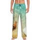thumbnail image 1 of Balery Starfish And Seashell On The Beach Pantalones de pijama para hombre, pijama ultraligero, pantalón de descanso-X-Large, 1 of 6