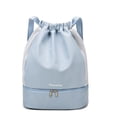 thumbnail image 3 of Mochila con cordón, correa ajustable, bolsa informal para ejercicio físico, deportes, yoga, 3 of 5