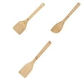 thumbnail image 3 of Wooden Spatula Wooden Turner,Cuisine Wood Spatula with Wood Handle Heat Head with Curved Front for Scooping & Scraping Kitchen Spatulas for Cooking,Cooking Utensils,Corner Spoon Scraper,N,11.36", 3 of 6