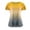 Yellow, variant on Women's Short Sleeve Workout Tops Quick Dry Athletic Sun Protection Shirt Breathable Gym Hiking Running Yoga Clothes Performance Sportswear