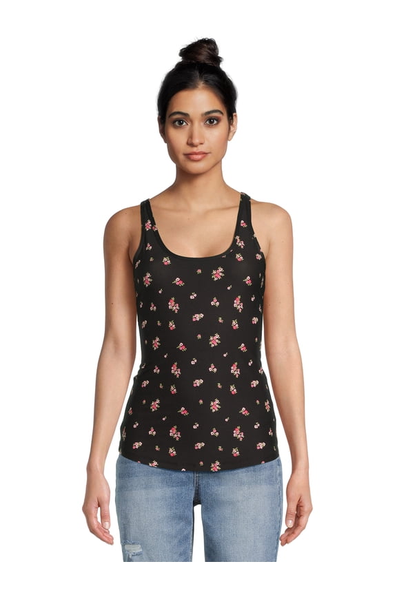 Juniors Scoop Neck Tank Top, Sizes XS-XXXL