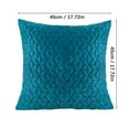 Hexagonal Pattern Embossed Pillow Cover Bed Pillow Bedside Living Room