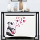 thumbnail image 5 of Yuarrent Pegatina de pared de Panda chino, autoadhesiva de PVC, calcomanía de pared, pegatina de Panda para refrigerador, póster de arte de Decoración del hogar, 5 of 6