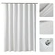thumbnail image 3 of Cortina de ducha impermeable para baño, cortinas de baño a prueba de moho, tela de poliéster monocro Tomshoo  Blanco/180cm * 220cm, 3 of 7