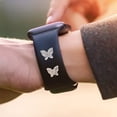 thumbnail image 2 of 4Pcs Watch Band Charms Decorative Watch Ring Loops Decorative Studs for Watchband, 2 of 8
