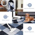thumbnail image 5 of 2*6ft/3*5ft/4*6ft/5*7ft/8*10ft/9*12ft/10*13ft Machine Washable Plaid Checkered Design Non-Slip Rubberback Runner Rug Modern Abstract Geometric Print Carpet Traditional Area Rug for Hallway,Kitchen, 5 of 6
