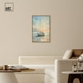 thumbnail image 3 of Boat On The Shore Sailing Wall Art Canvas Wall Art by Art Remedy, Gold Floater Frame, 25.5" x 37.5", 3 of 7