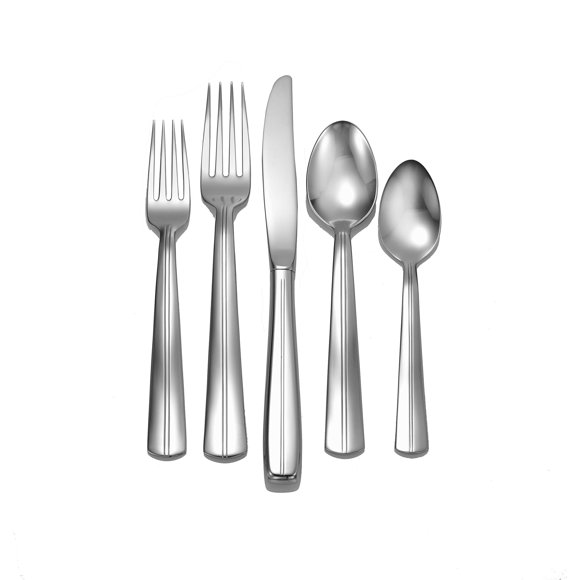 Liberty Tabletop cedarcrest 45-piece 1810 Flatware Set Service for 8, Includes Serving Pieces Made in USA