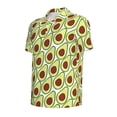 thumbnail image 2 of Rocae Avocado for Men's Short Sleeve Polo Shirt, Quick Drying Performance Moisture Wicking Sports Men's Golf Shirt 4X-Large, 2 of 9