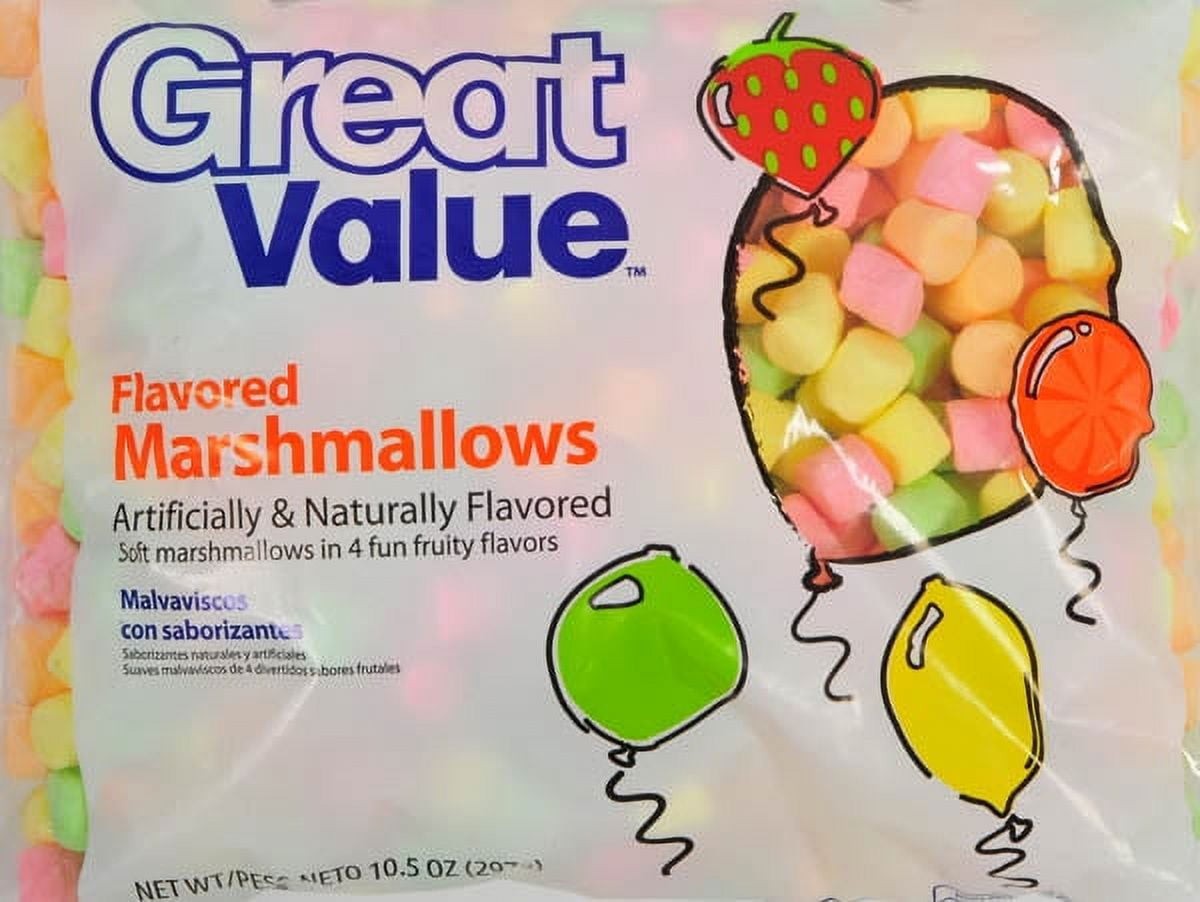 Great Value Flavored Marshmallows, 10.5 oz