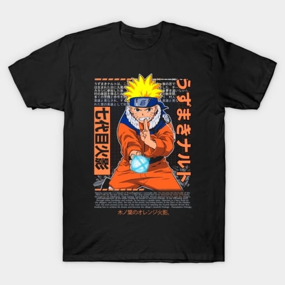 Young Naruto Uzumaki Anime T-Shirt Sizes S-5Xl GooGate