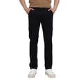 thumbnail image 2 of PANTALON SLIM GABARDINA HOMBRE NEGRO, 2 of 4