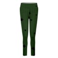 thumbnail image 4 of Comdrip Dressy Leggings for Women, Women's Fashion Printed Casual Pants Leggings Yoga Pants Casual Leggings for Women Green L, 4 of 7