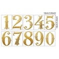 thumbnail image 3 of 5.5 Inch Gold Number Stickers 0-10, Peel and Stick PVC Decals for Mailbox Numbers, Signs, Classroom Labels and DIY Crafts (10 Sheets), 3 of 7