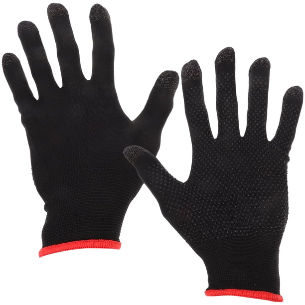 GOOHOCHY 1 par de guantes para juegos, guantes transpirables para juegos con dedos, guantes para juegos con dedos táctiles