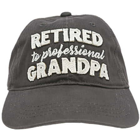 Pavilion Gift Company - Professional Grandpa - Gray Adjustable Hat