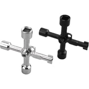 Triangular Key Tool for Train Electrical Elevator Cabinet Professional 4 Way Triangle Wrench Key Multifunctional