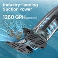 thumbnail image 3 of Aiper PilotFlow X1 Handheld Pool Vacuum, Cordless Pool Vacuum Cleaner w/ 1,260 GPH Suction, Lightweight Design & Anti-Clog System, 3 of 11