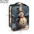 thumbnail image 6 of Snowman Polyester Shoe Boxes - Pack of 5 Reusable Storage Containers, 23x31cm/9x12in Size, Closet Organizer for Shoes and Accessories - Durable, 6 of 7