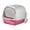 Rose, variante sur Toilette pour Chat Fermée et Couverte Bac à Litière pour Chat Bac à Litière avec Couvercle Litière pour Chat Rose