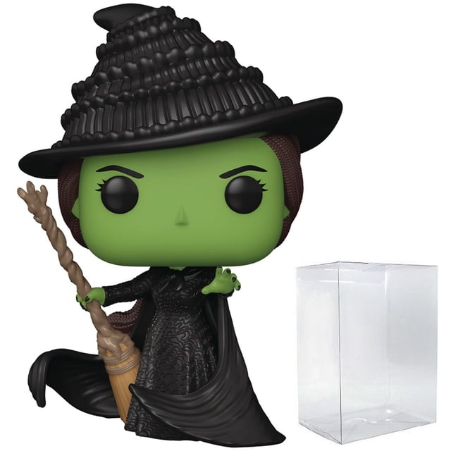 Figura de vinilo POP Movies Wicked Elphaba Funko con caja de 9,5 cm