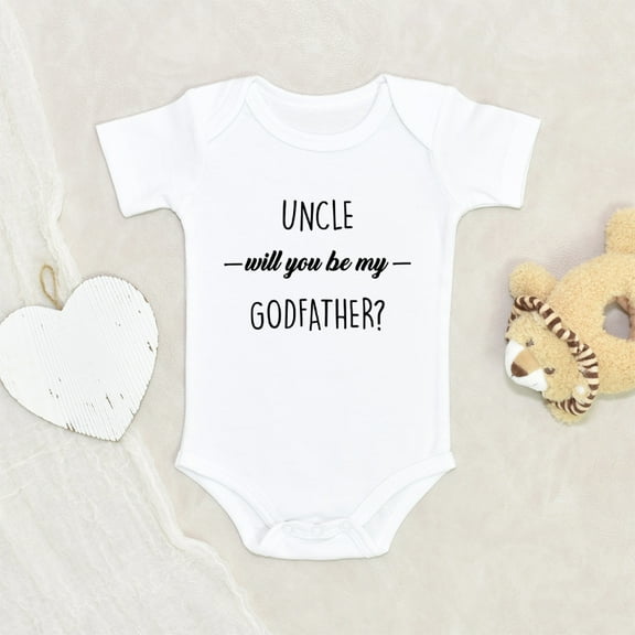 Nephew Baby Clothes - Uncle Will Become My Godfather Baby Clothes - Niece Baby Clothes