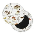 thumbnail image 2 of Bingfone12 Inch Padded Round Bar Stool Cover Cushion With Elastic Fabric Round Chair Seat - Mushrooms And Butterflies, 2 of 7