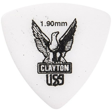 UPC 698693000324 product image for Clayton RT190 Acetal Polymer Rounded Triangle Guitar Picks, 1.90 mm - 72 Pieces | upcitemdb.com