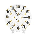 thumbnail image 7 of Kdxio Clock number Print Wall Clock,10 Inch Battery Operated Wall Clocks,Silent Non Ticking Small Analog Clock for Living Room,Office,Home,Bedroom,Kitchen,Bathroom, 7 of 7